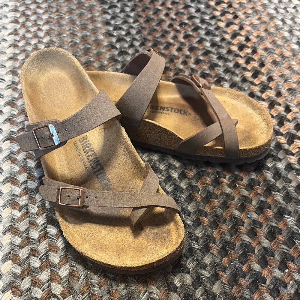 Birkenstock Brown Strappy Sandals